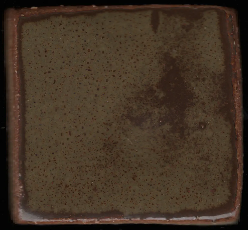 Orange Red Iron Glaze #029