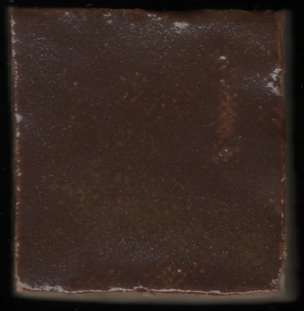 Orange Red Iron Glaze #030
