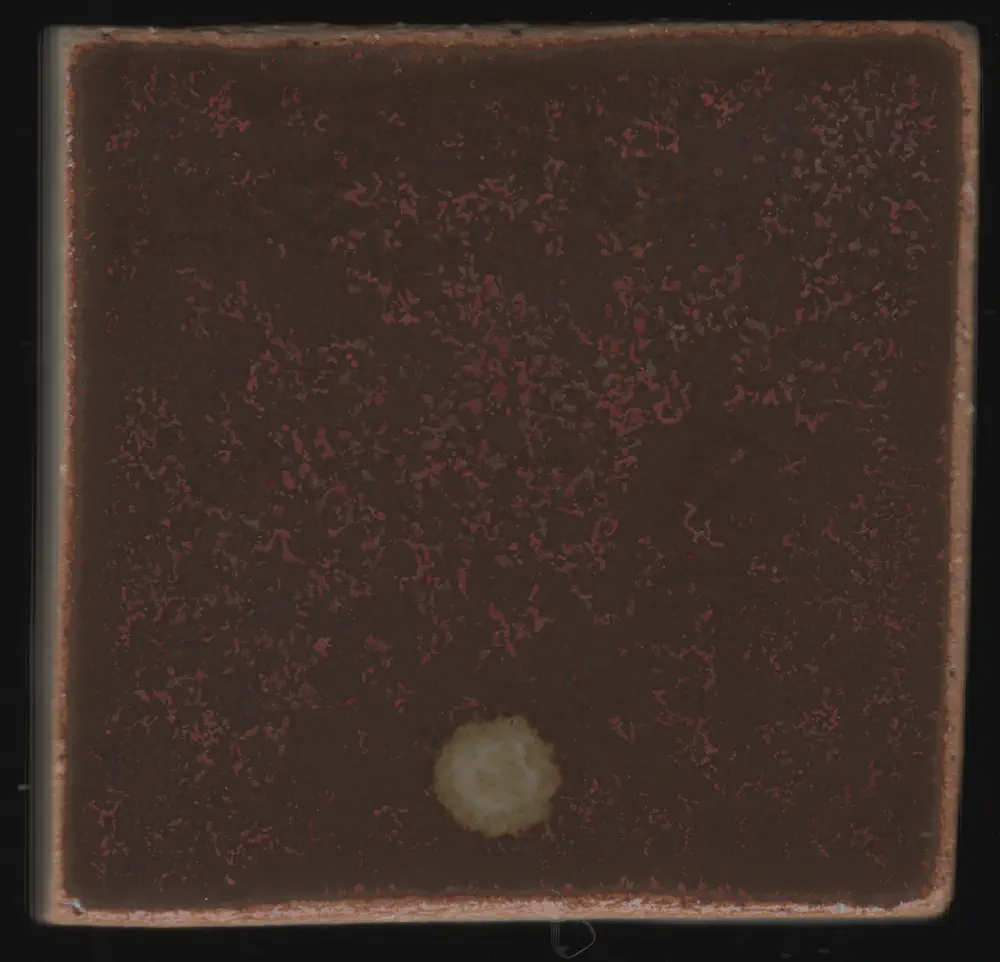 Orange Red Iron Glaze #033