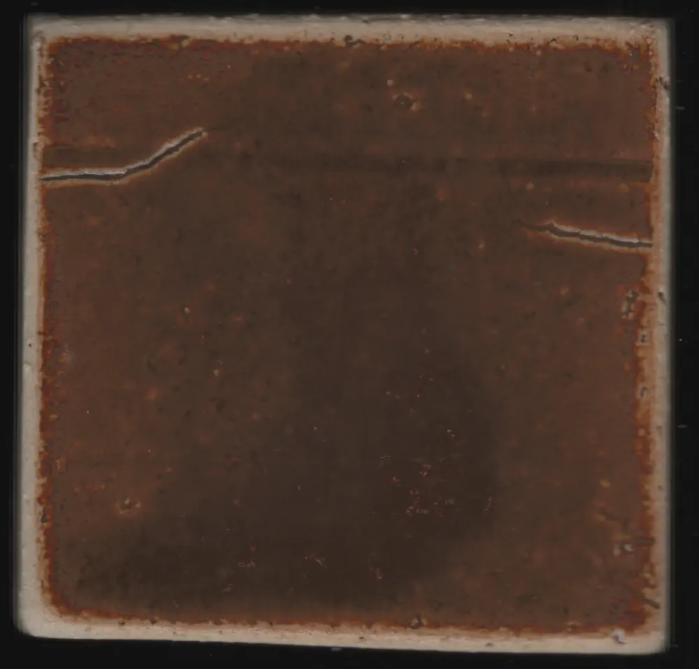 Orange Red Iron Glaze #033