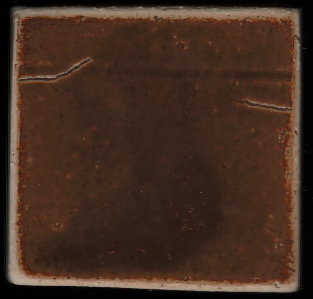 Orange Red Iron Glaze #033