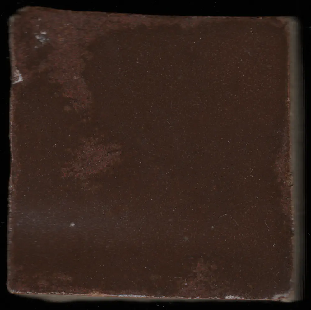 Orange Red Iron Glaze #034