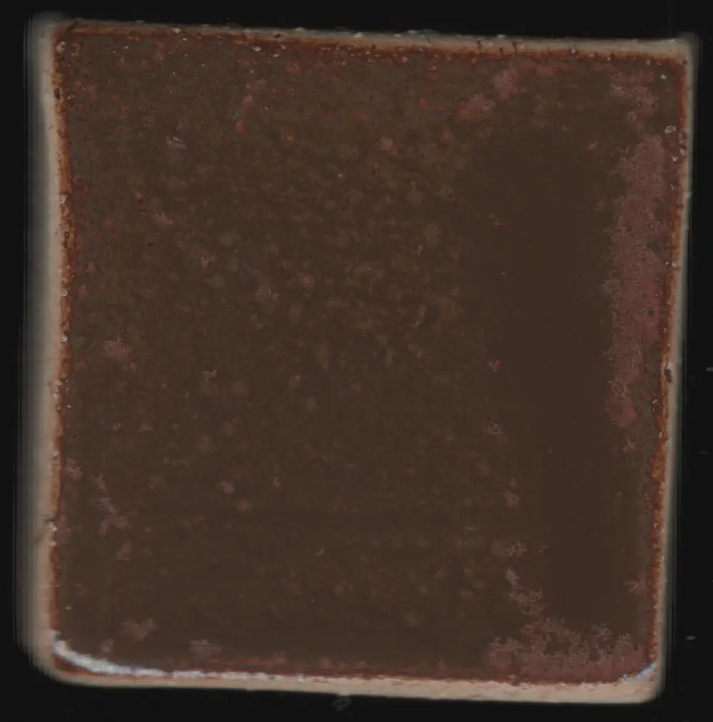 Orange Red Iron Glaze #034