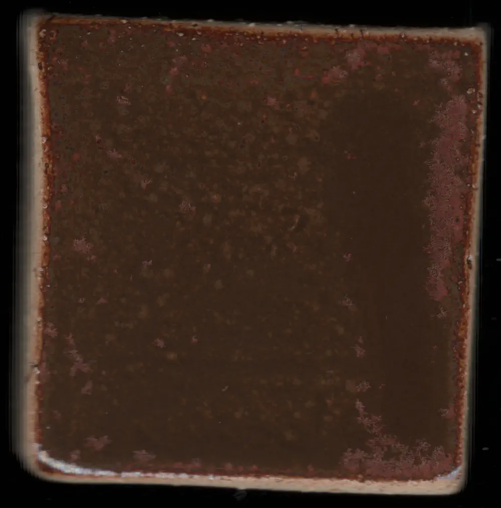 Orange Red Iron Glaze #034