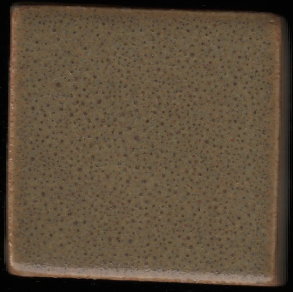 Orange Red Iron Glaze #044