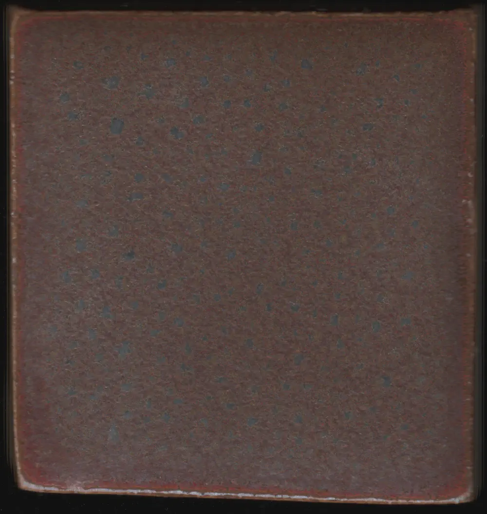 Orange Red Iron Glaze #058