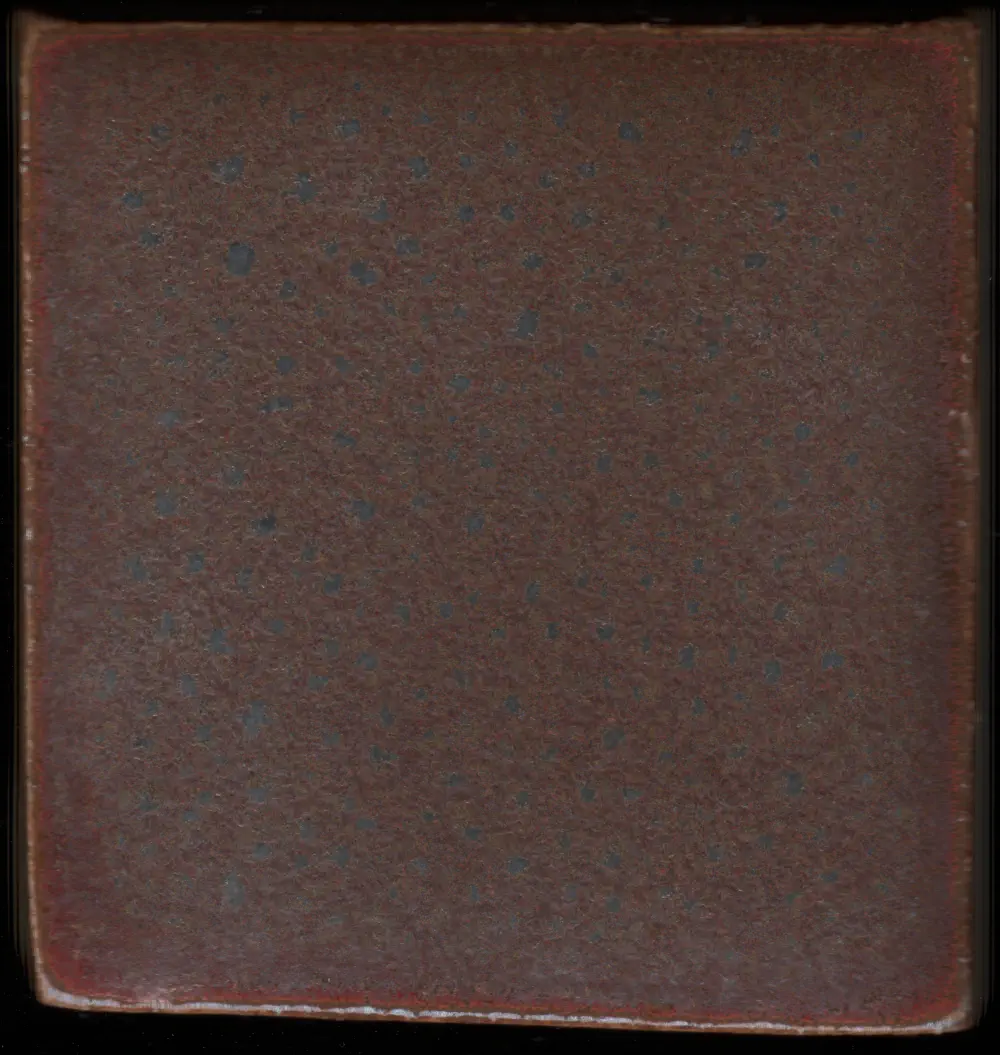 Orange Red Iron Glaze #058