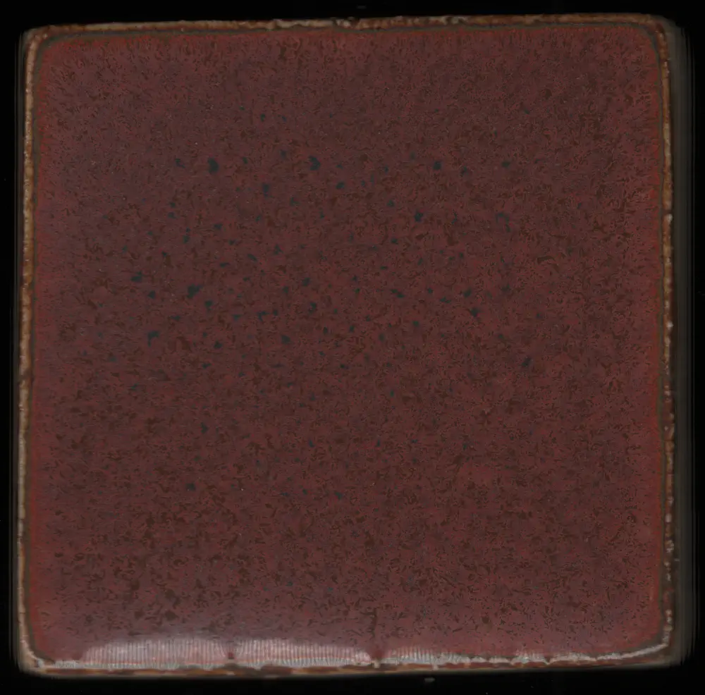 Orange Red Iron Glaze #073