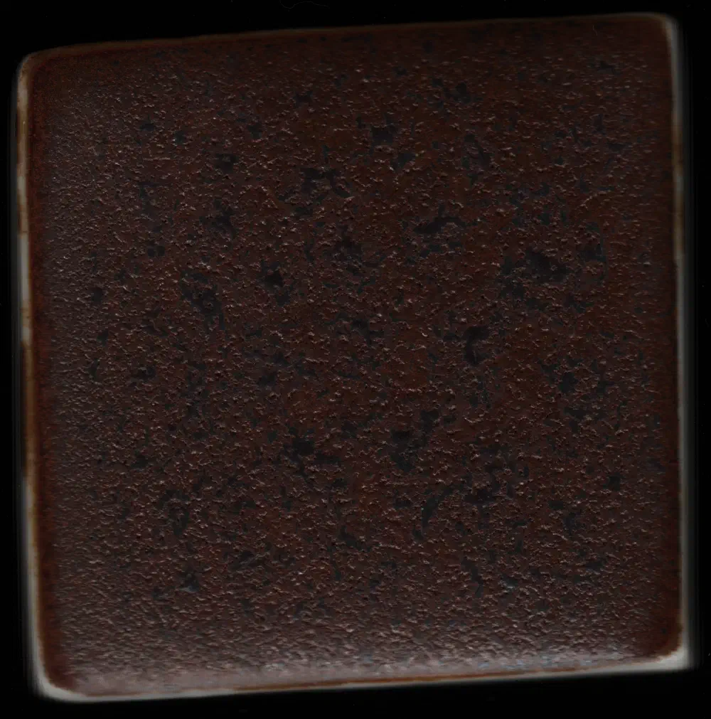 Orange Red Iron Glaze #073