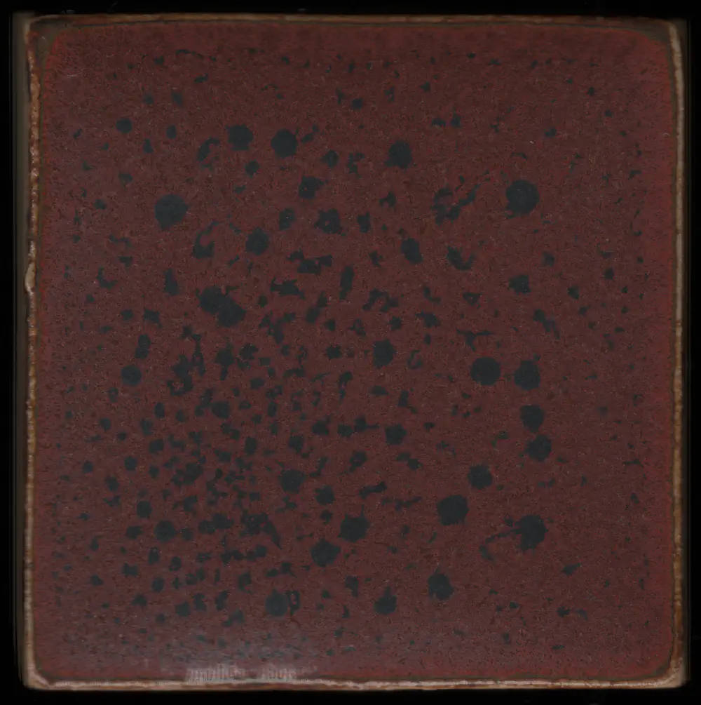 Orange Red Iron Glaze #075