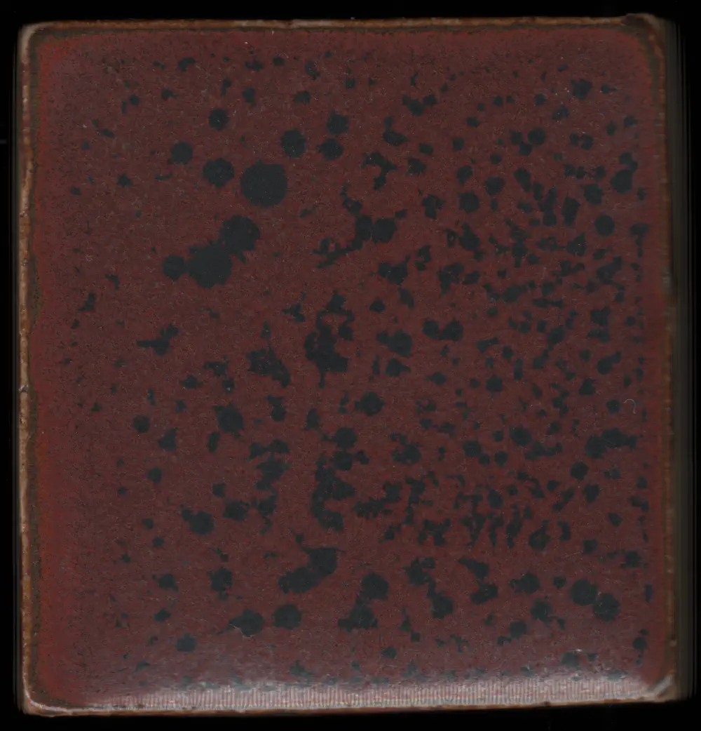 Orange Red Iron Glaze #077