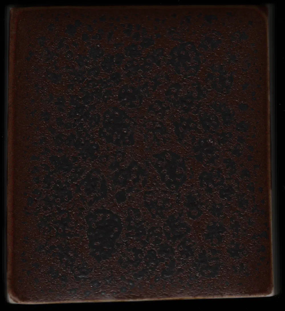 Orange Red Iron Glaze #077