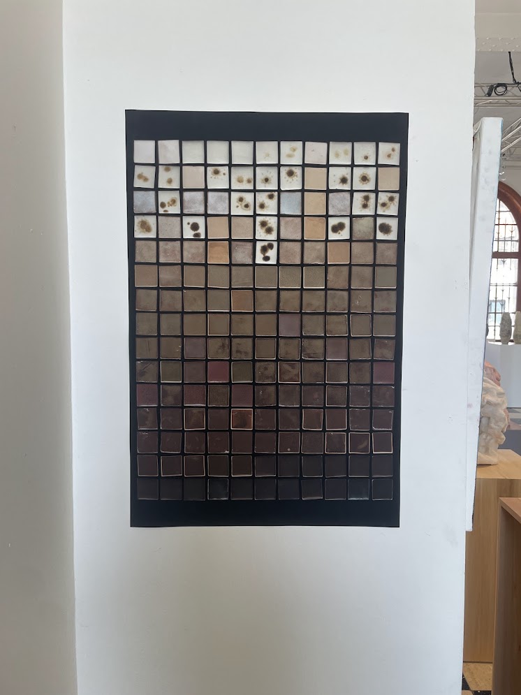 A print of the full grid of scanned tiles, arranged from pale to dark.