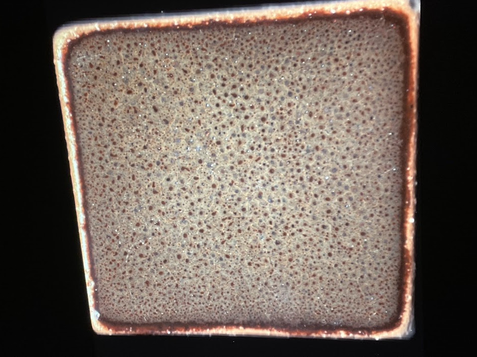 A single tile projected using the "Elmo Omnigraphic 252" carrousel slide projector.